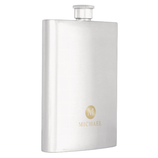 Luxury Gold-gepersonaliseerd monogram Flacon (Rechts)