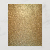 Luxury Gold Glitter Flyer (Achterkant)