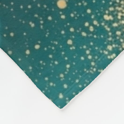 Luxury Gold Glitter Marble Pattern Fleece Deken (Hoek)