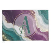 Luxury Gold Glitter Marble Pattern Kussensloop (Voorkant-Rechts)