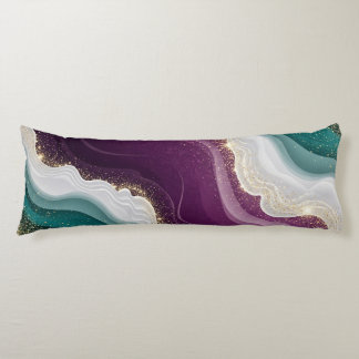 Luxury Gold Glitter Marble Pattern Lichaamskussen