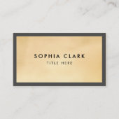 Luxury Gold Glitter Modern Elegant Visitekaartje (Voorkant)