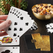 Luxury Gold Glitter Pokerkaarten (Insitu)