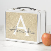 Luxury Gold Glitter & Sparkle Monogram (In situ)