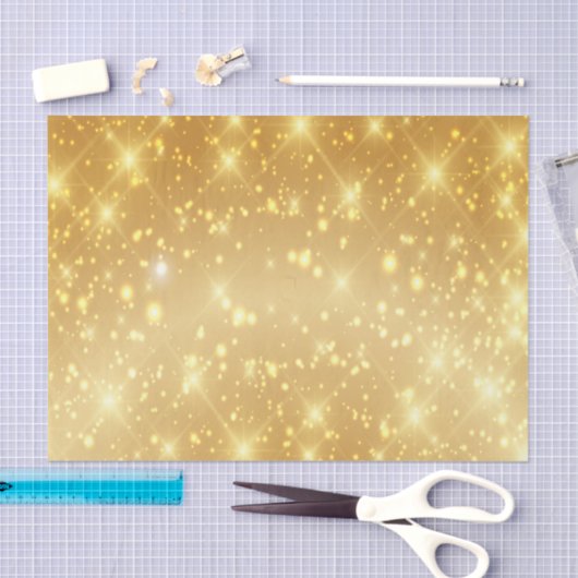 Luxury Gold Glitter Tissuepapier (Craft)