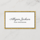 Luxury Gold Glitter-Visitekaartje Visitekaartje (Voorkant)