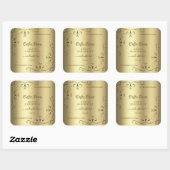 Luxury Gold hoeken Elegant Product Labels (Vel)