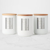 Luxury Gold  hoeken Silver Product Labels Voedselcontainer Etiket (Flessen)