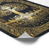 Luxury Gold Leaf Artisan Storybook Poster (Hoek)
