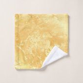 Luxury Gold Marble Monogrammed Bad Handdoek (Wasdoekje)