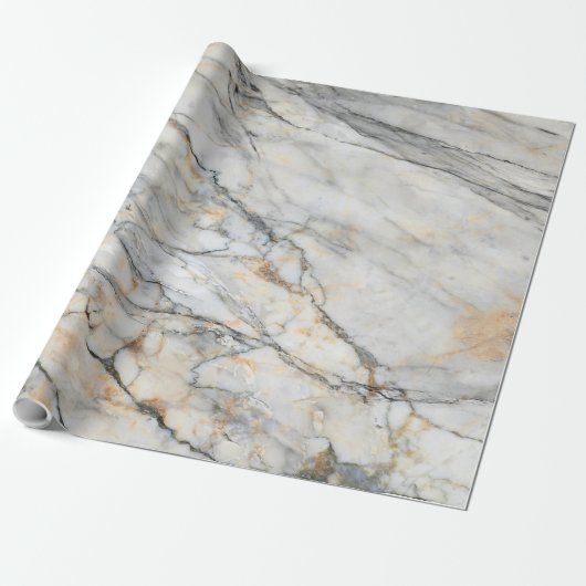 Luxury Gold Marble Texture-37 Cadeaupapier (Uitgerold)