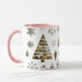 Luxury Gold Mosaic Geometric Tree Combo Mug  Mok (Links)