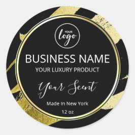 Luxury Gold Paint Black Body Butter Labels