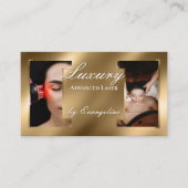 Luxury Gold Professional Laser Specialist Photos Visitekaartje (Voorkant)
