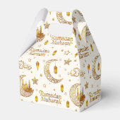 Luxury Gold Ramadan Mubarak Calligraphy Islamic Bedankdoosjes (Achterkant)