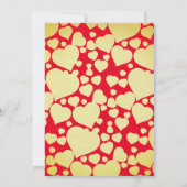 Luxury Gold Red Queen van Hearts op zaterdag Kaart (Achterkant)