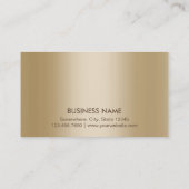 Luxury Gold Red Ribbon Cadeaubon Kortingskaartje (Achterkant)