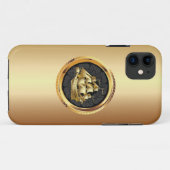 Luxury Gold Sailing Boat iPhone 5 Hoesje (Achterkant (horizontaal))