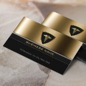 Luxury Gold Shield Medical Care Visitekaartje