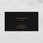 Luxury Gold Shield Medical Care Visitekaartje (Achterkant)