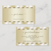 Luxury Gold Shimmer Effect Professional en modern Visitekaartje (Voorkant / Achterkant)