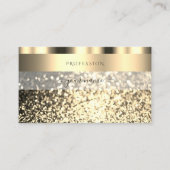 Luxury Gold Sparking Glitter Shimmery Golden Visitekaartje (Voorkant)