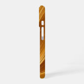 Luxury Gold Wave Phone Case iPhone 16 Hoesje (Linkerkant)