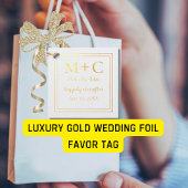Luxury Gold Wedding Bedankjes Labels