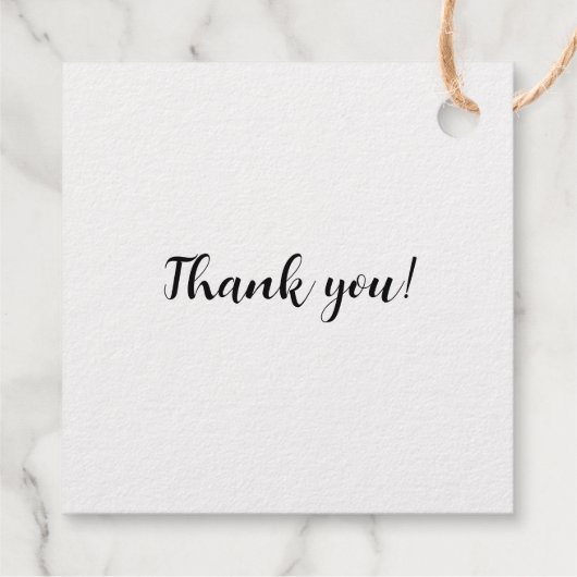 Luxury Gold Wedding Bedankjes Labels (Achterkant)