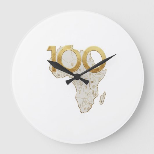 Luxury Golden Africa 100 Years Centennial Legacy - Grote Klok (Voorkant)