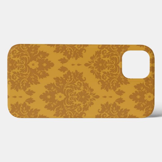 Luxury Golden Damask Case-Mate iPhone Case (Achterkant (horizontaal))