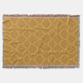 Luxury Golden Damask Deken (Voorkant)