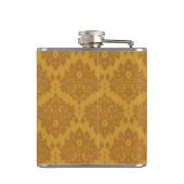 Luxury Golden Damask Heupfles (Achterkant)
