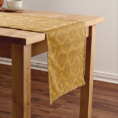Luxury Golden Damask Korte Tafelloper (Voorbeeld)