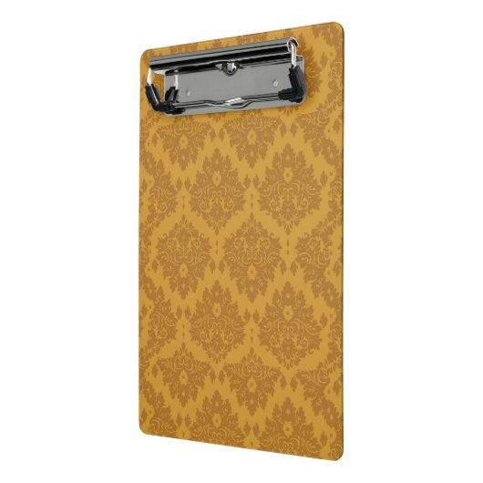Luxury Golden Damask Mini Klembord (Angled2)