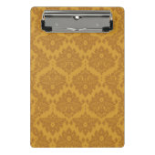 Luxury Golden Damask Mini Klembord (Voorkant)