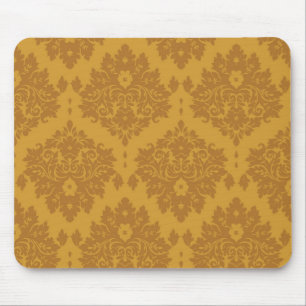 Luxury Golden Damask Muismat