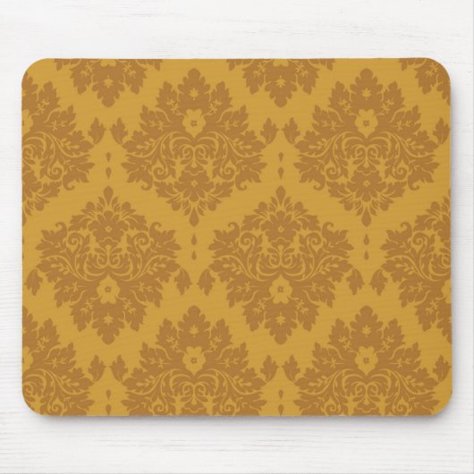 Luxury Golden Damask Muismat (Voorkant)