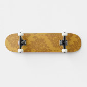 Luxury Golden Damask Skateboard (Horizontaal)