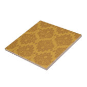 Luxury Golden Damask Tegeltje (Zijkant)