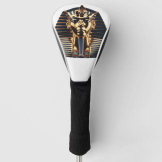 Luxury Golden Egyptian Mask Artwork Golfheadcover