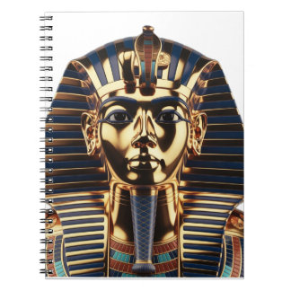 Luxury Golden Egyptian Mask Artwork Notitieboek