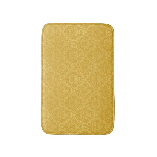 Luxury Golden Floral Wallpaper Badmat (Voorkant Verticaal)