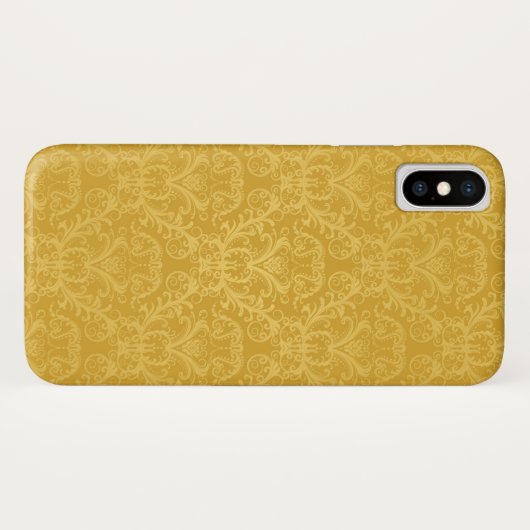 Luxury Golden Floral Wallpaper Case-Mate iPhone Case (Achterkant (horizontaal))