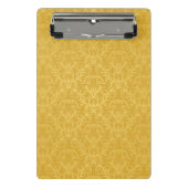Luxury Golden Floral Wallpaper Mini Klembord (Voorkant)