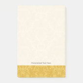 Luxury Golden Floral Wallpaper Post-it® Notes (Voorkant)