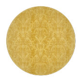 Luxury Golden Floral Wallpaper Snijplank (Voorkant)