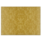Luxury Golden Floral Wallpaper Snijplank (Voorkant)