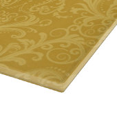 Luxury Golden Floral Wallpaper Snijplank (Hoek)