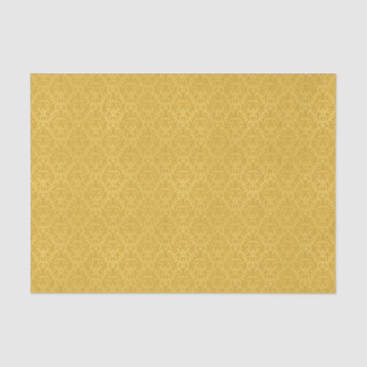 Luxury Golden Floral Wallpaper Tissuepapier (Voorkant)